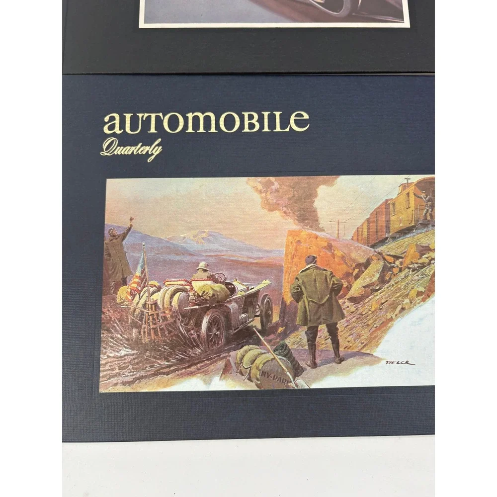 Automobile Quarterly Volume 1 Hardcover Book Set Nos 1-4 with Slipcase Vintage